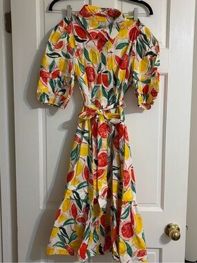 Donna Morgan Citrus Midi Dress 6